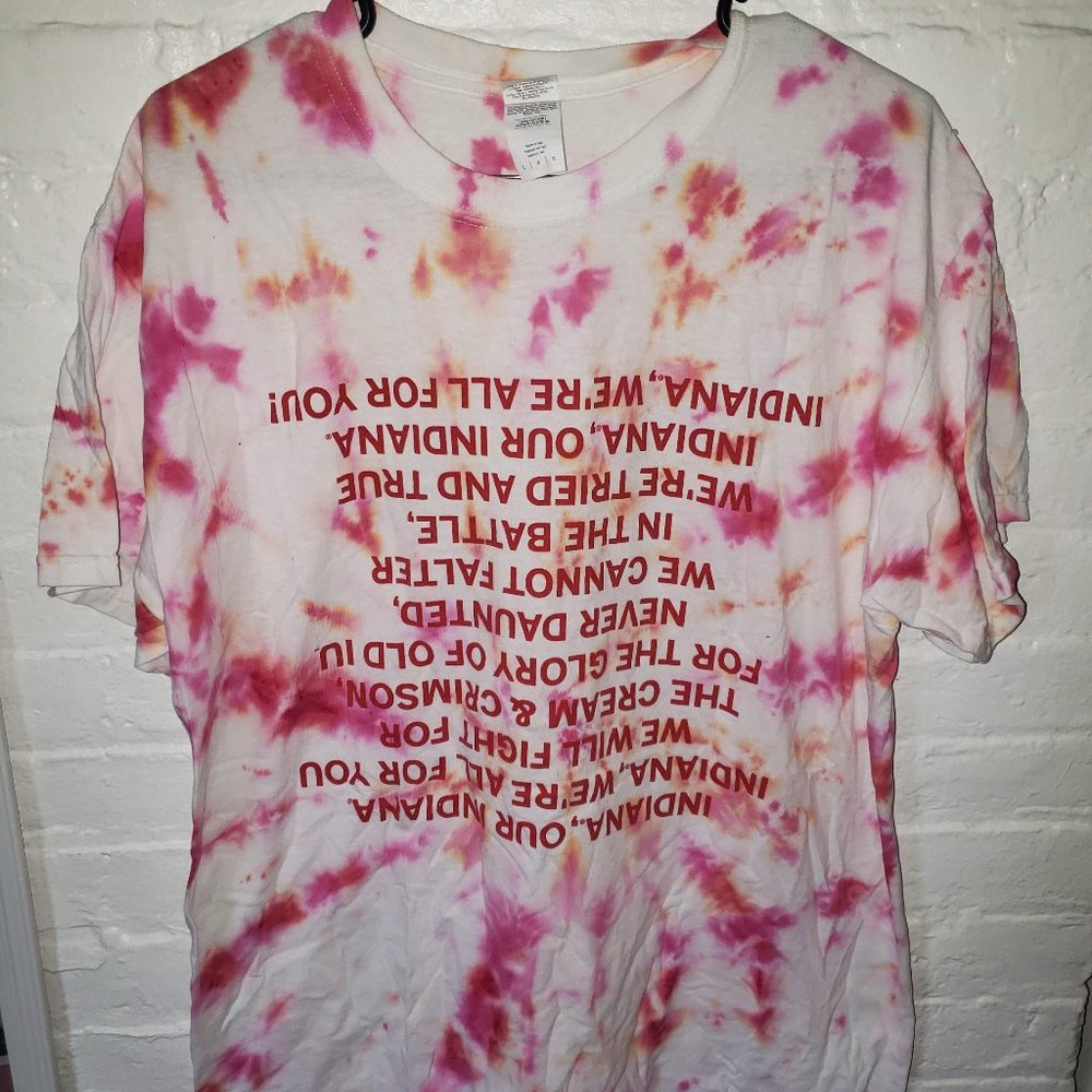 Tie-Dye Indiana University Short Sleeve Tee